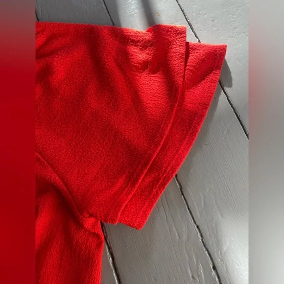 Madewell Texture and Thread Tiered sleeve dress-Small - Picture 9 of 11